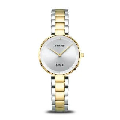 Bering Classic 17529-730 Damenuhr Gold • Saphirglas • Echter Diamant, Bild 8