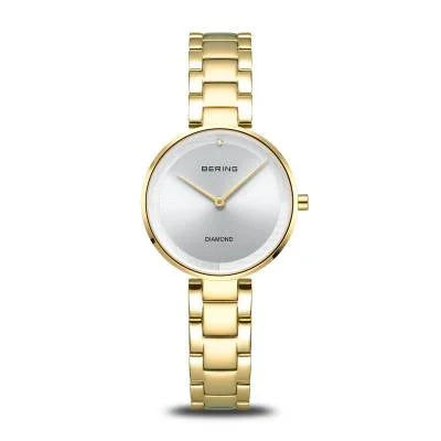 Bering Classic 17529-700 Damen Armbanduhr Silber • Saphirglas • Echter Diamant, Bild 8