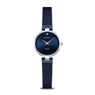 Bering Classic 17724-010 Damenuhr Gold • Saphirglas mit echtem Diamant • Milanese-Armband, Bild 10