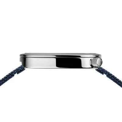 Bering Pebble 18034-307 Damen Armbanduhr Silber • Saphirglas • Milanaise-Armband, Bild 5