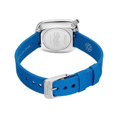 Bering Pebble 18034-308 Damenuhr Blau • Saphirglas • Slim-Design 6 mm, Bild 7
