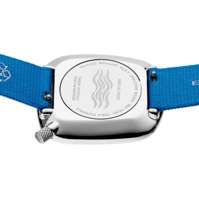 Bering Pebble 18034-308 Damenuhr Blau • Saphirglas • Slim-Design 6 mm, Bild 6