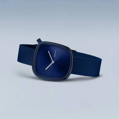 Bering Pebble 18034-397 Damen Armbanduhr Blau • Saphirglas • Skandinavisches Design, Bild 4