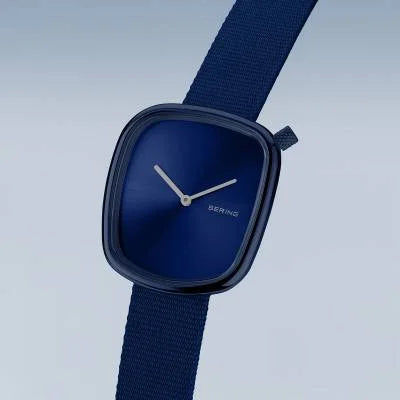 Bering Pebble 18034-397 Damen Armbanduhr Blau • Saphirglas • Skandinavisches Design, Bild 2