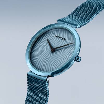 Bering Charity 18132-Charity2 Damen Armbanduhr Blau • Saphirglas • Milanaise-Armband, Bild 2