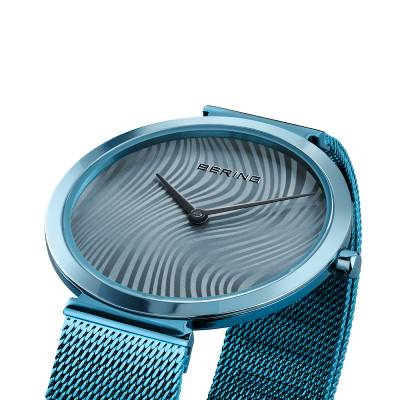 Bering Charity 18132-Charity2 Damen Armbanduhr Blau • Saphirglas • Milanaise-Armband, Bild 3