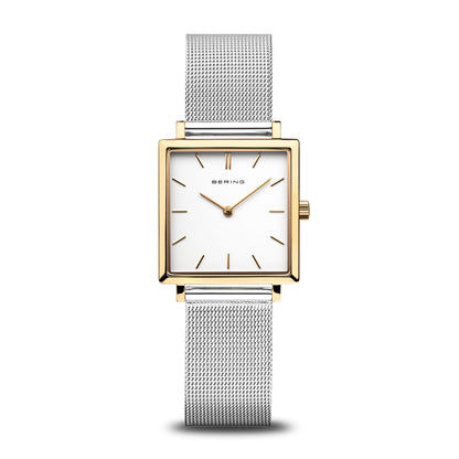 Bering Classic 18226-010 Damen Armbanduhr Weiß • Saphirglas • Milanaise-Armband