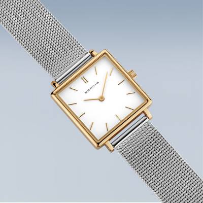 Bering Classic 18226-010 Damen Armbanduhr Weiß • Saphirglas • Milanaise-Armband, Bild 4