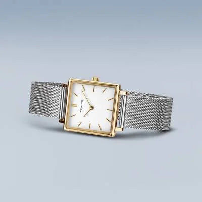 Bering Classic 18226-010 Damen Armbanduhr Weiß • Saphirglas • Milanaise-Armband, Bild 5