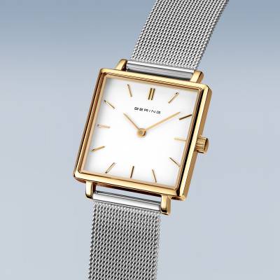 Bering Classic 18226-010 Damen Armbanduhr Weiß • Saphirglas • Milanaise-Armband, Bild 3