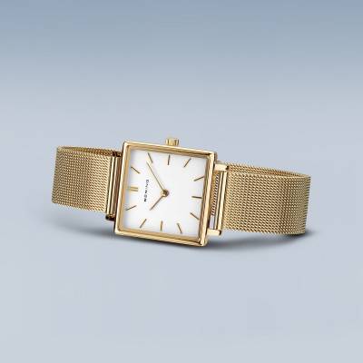 Bering Classic 18226-334 Damenuhr Goldfarben • Saphirglas • Milanaise-Armband, Bild 2