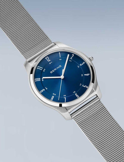 Bering Ultra-Slim 18340-307 Herren • Saphirglas • Skandinavisches Design, Bild 3