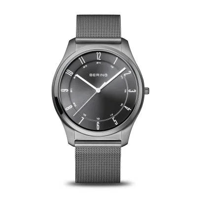 Bering Ultra Slim 18340-222 Herrenuhr Schwarz • Saphirglas • Milanaise-Armband, Bild 10
