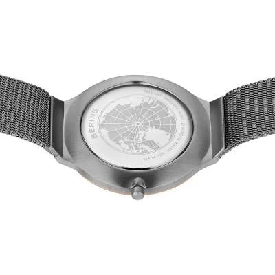 Bering Ultra Slim 18434-369 Damenuhr Grau • Saphirglas • Milanaise-Armband, Bild 7