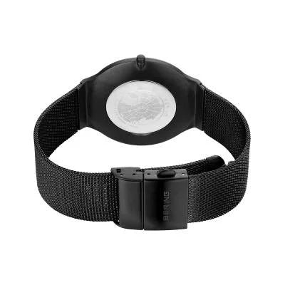 Bering Classic 18440-227 Damenuhr Schwarz • Saphirglas • Milanaise-Armband, Bild 8