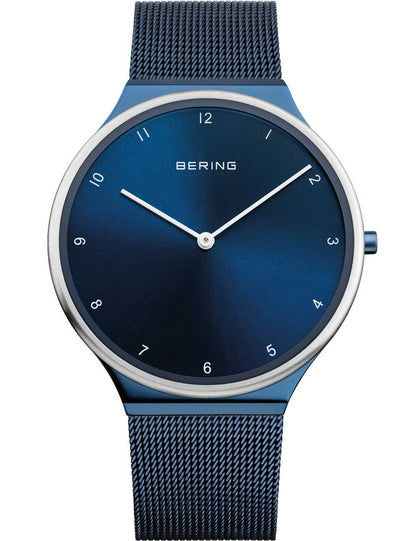 Bering Ultra-Slim 18440-397 Herrenuhr Blau • Saphirglas • Skandinavisches Design