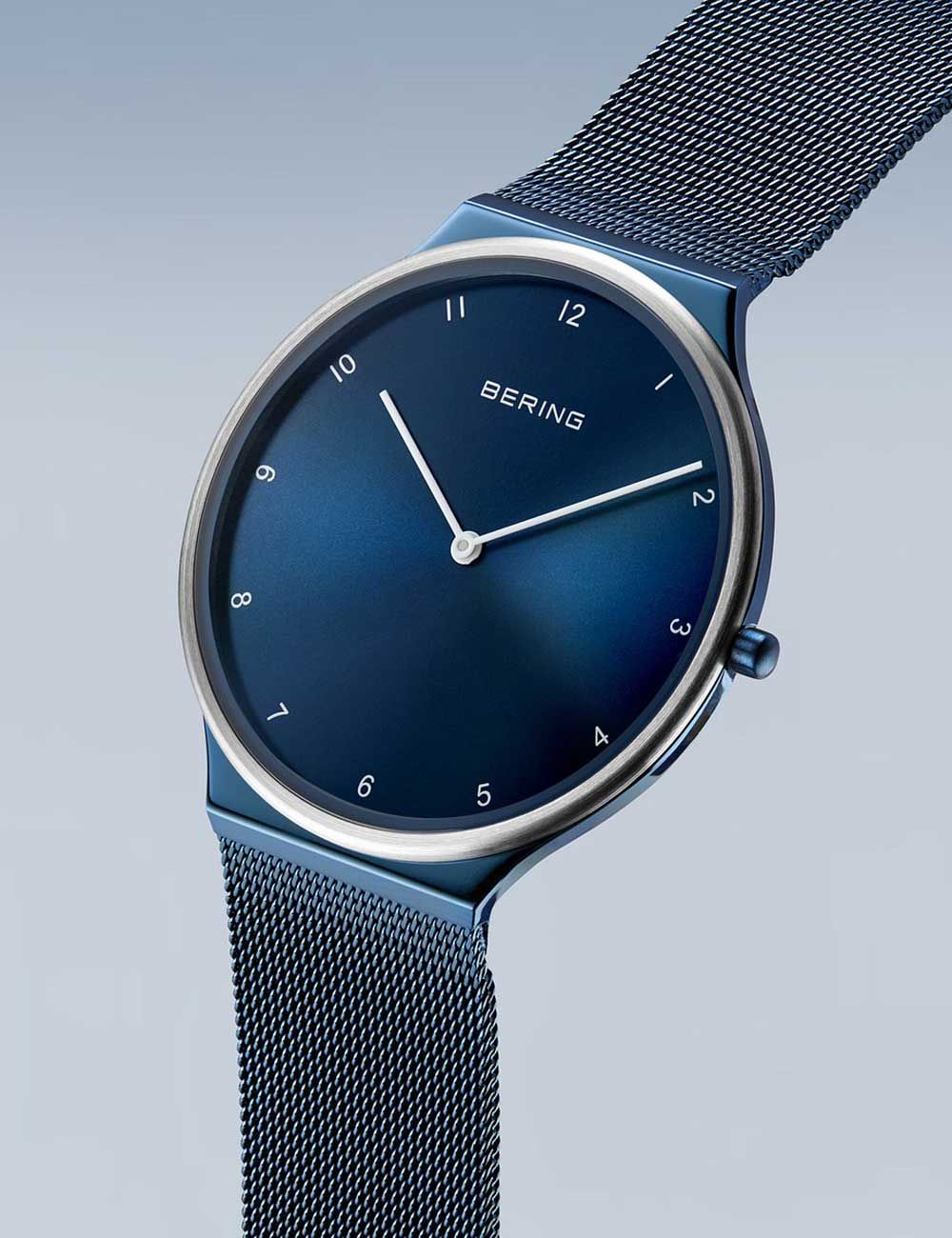 Bering Ultra-Slim 18440-397 Herrenuhr Blau • Saphirglas • Skandinavisches Design, Bild 3