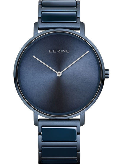 Bering Ceramic 18539-797 Herrenuhr Blau • Saphirglas • Hochtech-Keramikarmband