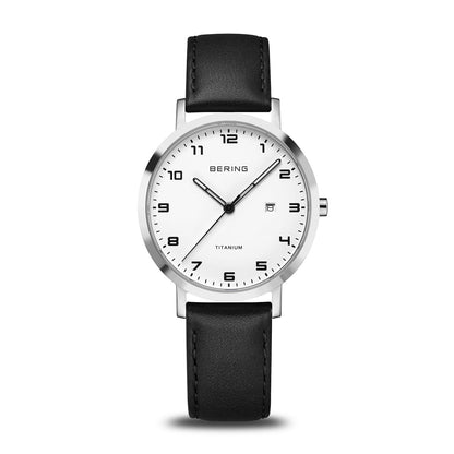 Bering Titanium 18634-404 Damenuhr Silber • Saphirglas • Titangehäuse