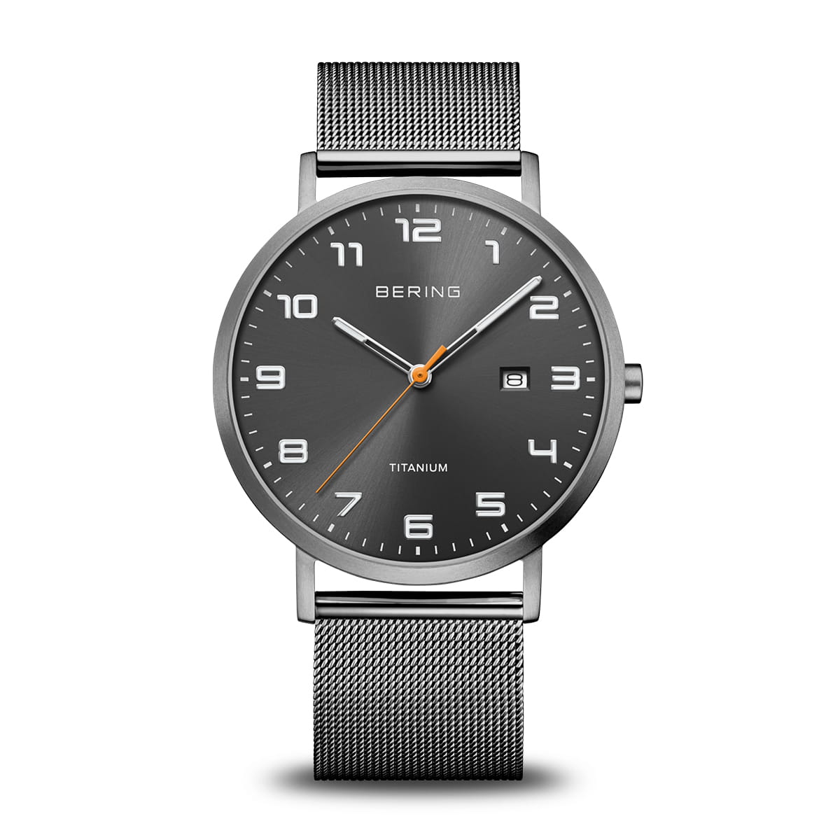 Bering Titanium 18640-377 Herren Armbanduhr • Saphirglas • Titangehäuse