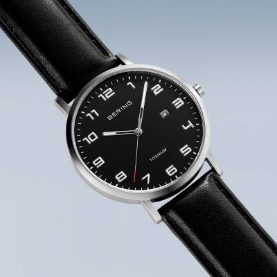 Bering Titanium 18640-402 Herrenuhr Silber • Saphirglas • Leichtes Titangehäuse, Bild 3