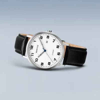 Bering Titanium 18640-404 Herrenuhr Silber • Saphirglas • Titangehäuse, Bild 5
