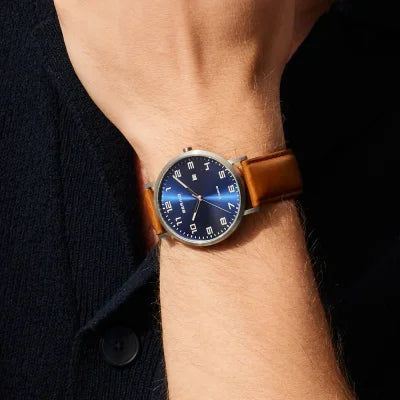 Bering Titanium 18640-567 Herrenuhr Blau • Saphirglas • Titan-Gehäuse, Bild 2