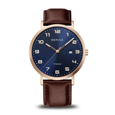 Bering Titanium 18640-122 Herren Armbanduhr Schwarz • Saphirglas • Milanaise-Armband, Bild 8