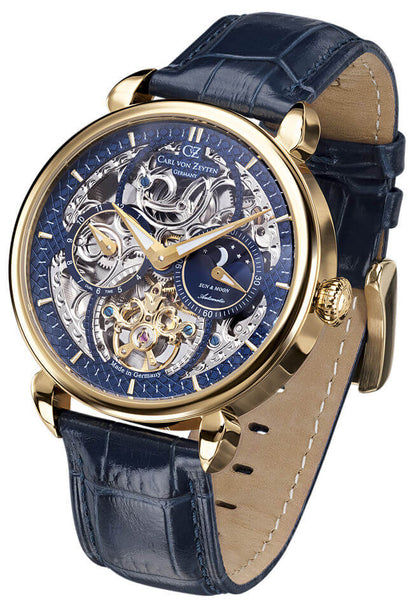 Carl von Zeyten Neukirch CVZ0005GBLS Herren Automatik • Skelett-Zifferblatt • Saphirglas