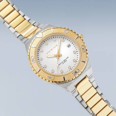 Bering Classic 18936-710 Damenuhr Silber-Gold • Saphirglas • 10 ATM Wasserdicht, Bild 4
