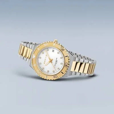Bering Classic 18936-710 Damenuhr Silber-Gold • Saphirglas • 10 ATM Wasserdicht, Bild 5