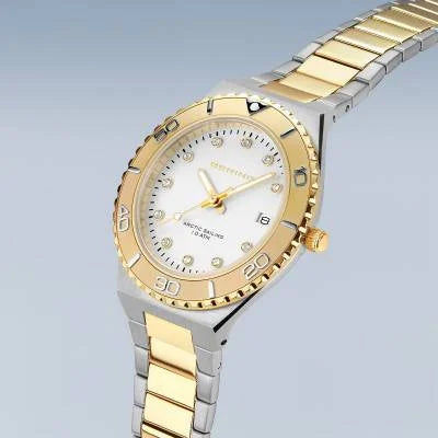 Bering Classic 18936-710 Damenuhr Silber-Gold • Saphirglas • 10 ATM Wasserdicht, Bild 3