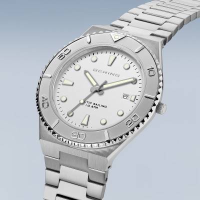 Bering 18940-704 Herren Armbanduhr Classic Sport Weiß • Saphirglas • 10 ATM, Bild 2