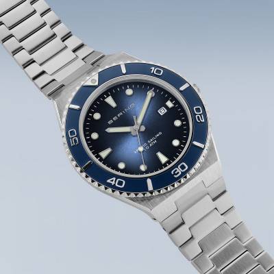 Bering Classic Sport 18940-707 Herrenuhr Blau-Silber • Saphirglas • 10 ATM Wasserdicht, Bild 4