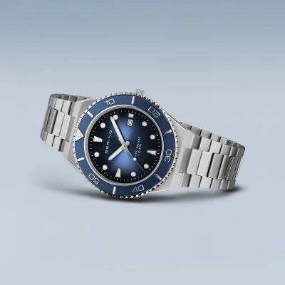 Bering Classic Sport 18940-707 Herrenuhr Blau-Silber • Saphirglas • 10 ATM Wasserdicht, Bild 5