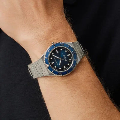 Bering Classic Sport 18940-707 Herrenuhr Blau-Silber • Saphirglas • 10 ATM Wasserdicht, Bild 2