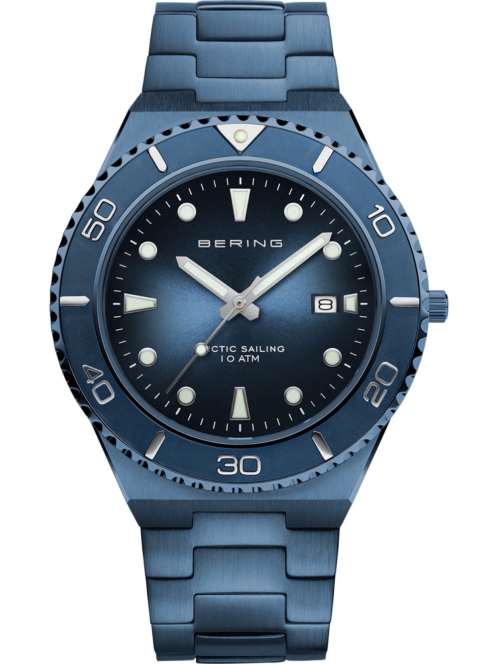 Bering Classic 18940-797 Herren Armbanduhr Blau • Saphirglas • 10 ATM Wasserdicht