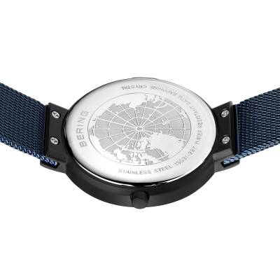 Bering Classic 19031-327 Damenuhr Schwarz-Blau • Saphirglas • Milanese-Armband, Bild 6