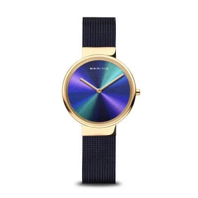Bering Classic 19031-327 Damenuhr Schwarz-Blau • Saphirglas • Milanese-Armband, Bild 9