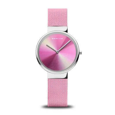Bering Classic 19031-327 Damenuhr Schwarz-Blau • Saphirglas • Milanese-Armband, Bild 10