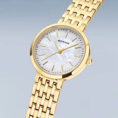 Bering Classic 19126-734 Damenuhr Goldfarben • Saphirglas • Perlmutt-Zifferblatt, Bild 2