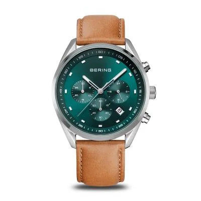 Bering 19240-397 Herrenuhr Chronograph Blau • Saphirglas • Milanaise-Armband, Bild 8