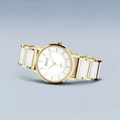 Bering Solar 19535-714 Damen Armbanduhr Goldfarben • Saphirglas • Solarbetrieb, Bild 4