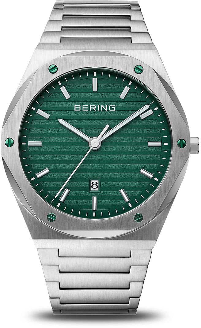 Bering Classic 19742-708 Herrenuhr • Kratzfestes Saphirglas • Flaches Design