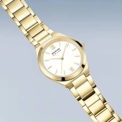 Bering Solar 19932-734 Damenuhr Gold • Saphirglas • Solarantrieb, Bild 3
