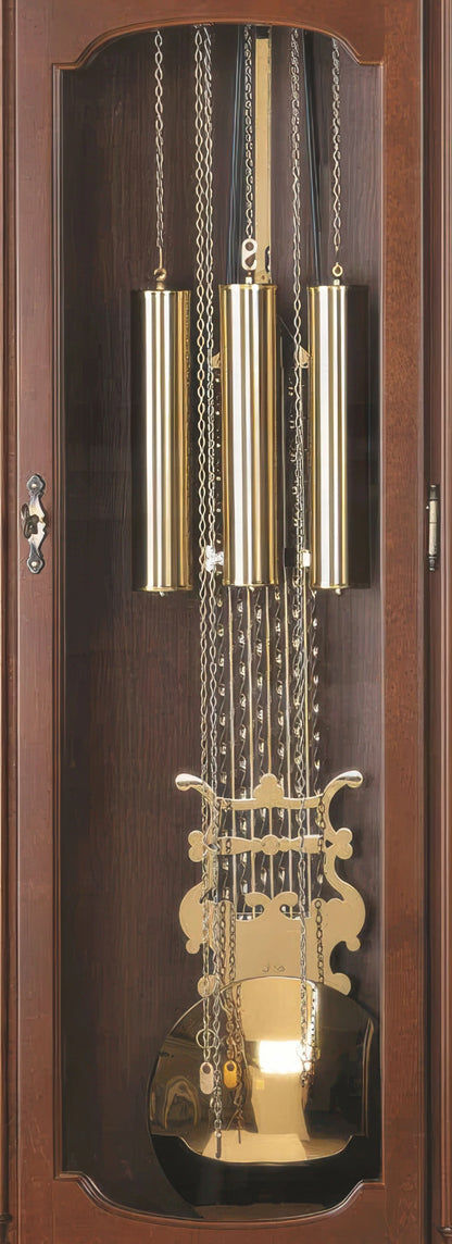 AMS Standuhr 195x50x25 cm Holz • Mechanisches 8-Tage-Kettenzugwerk • Westminster-Melodie