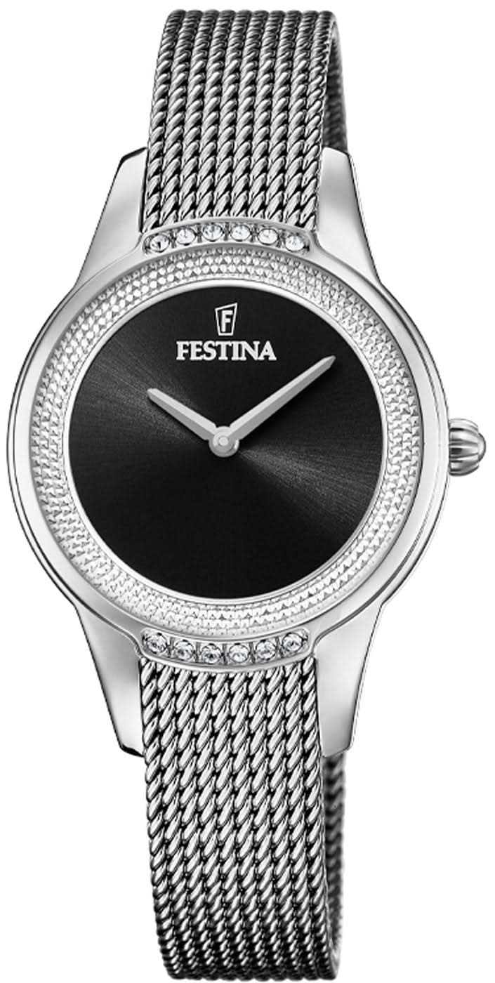Festina Mademoiselle F20494/3 Damenuhr • Edelstahl • Swarovski Kristalle