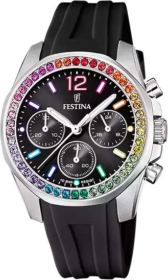 Festina Swiss Made F20610/3 Damenuhr • Saphirglas • Quarz