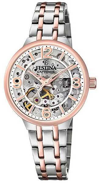 Festina Automatic Skeleton F20615/1 Damenuhr • Automatikwerk • Saphirglas