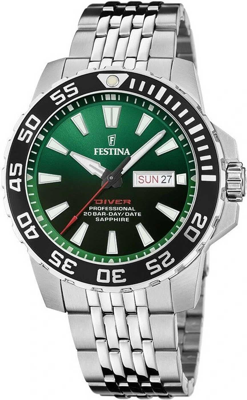 Festina The Originals F20661/2 Herrenuhr • Saphirglas • 20 ATM